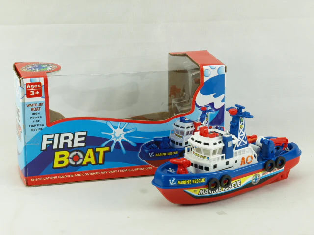 Battery Operated Fire Boat