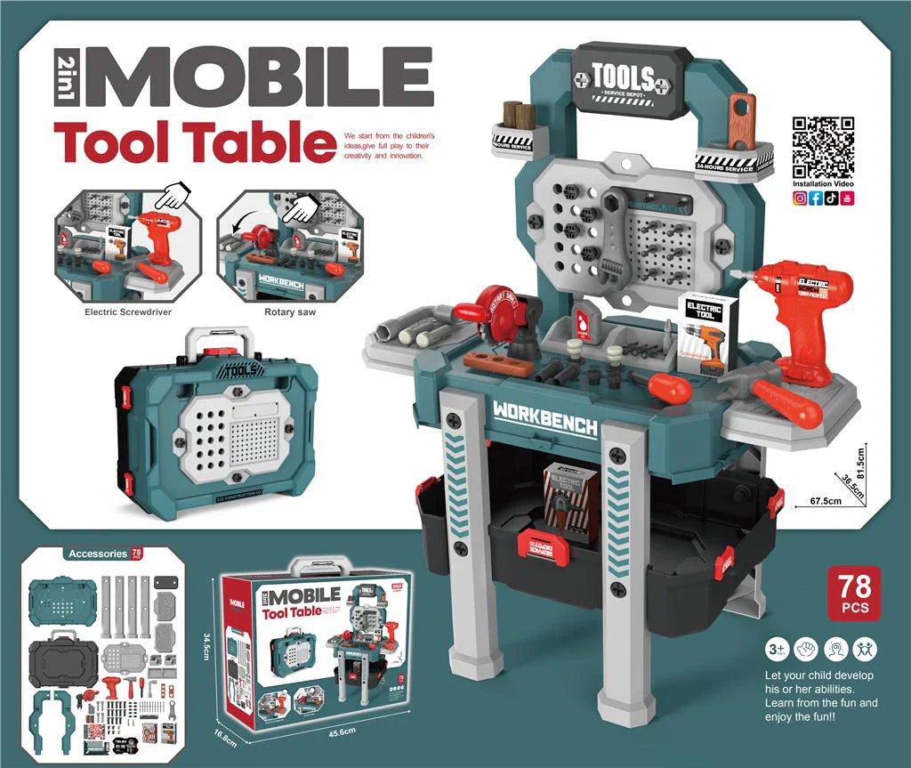 Pretend Play Tool Bench Set