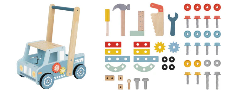 Tooky Toy - Wooden Tools Push Walker