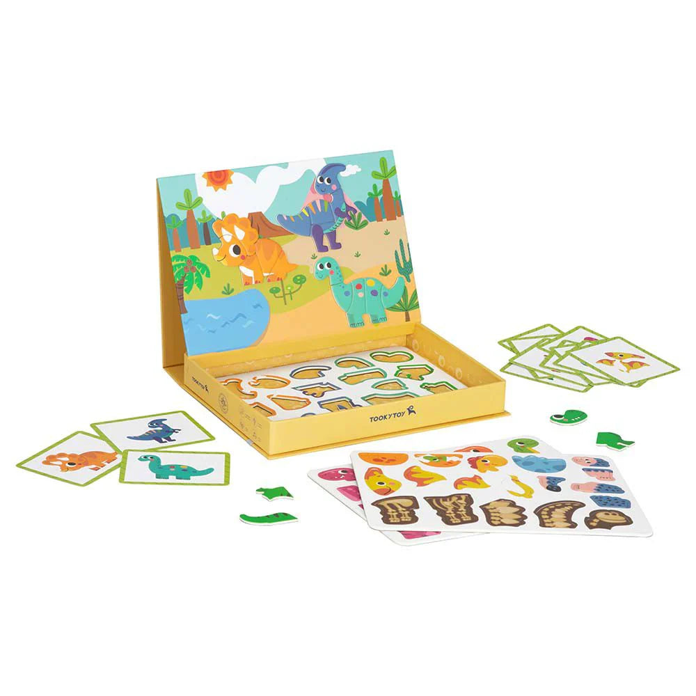 Tooky Toy - Magnetic Dinosaur Puzzle