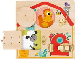 Tooky Toy - Wooden Latch Board