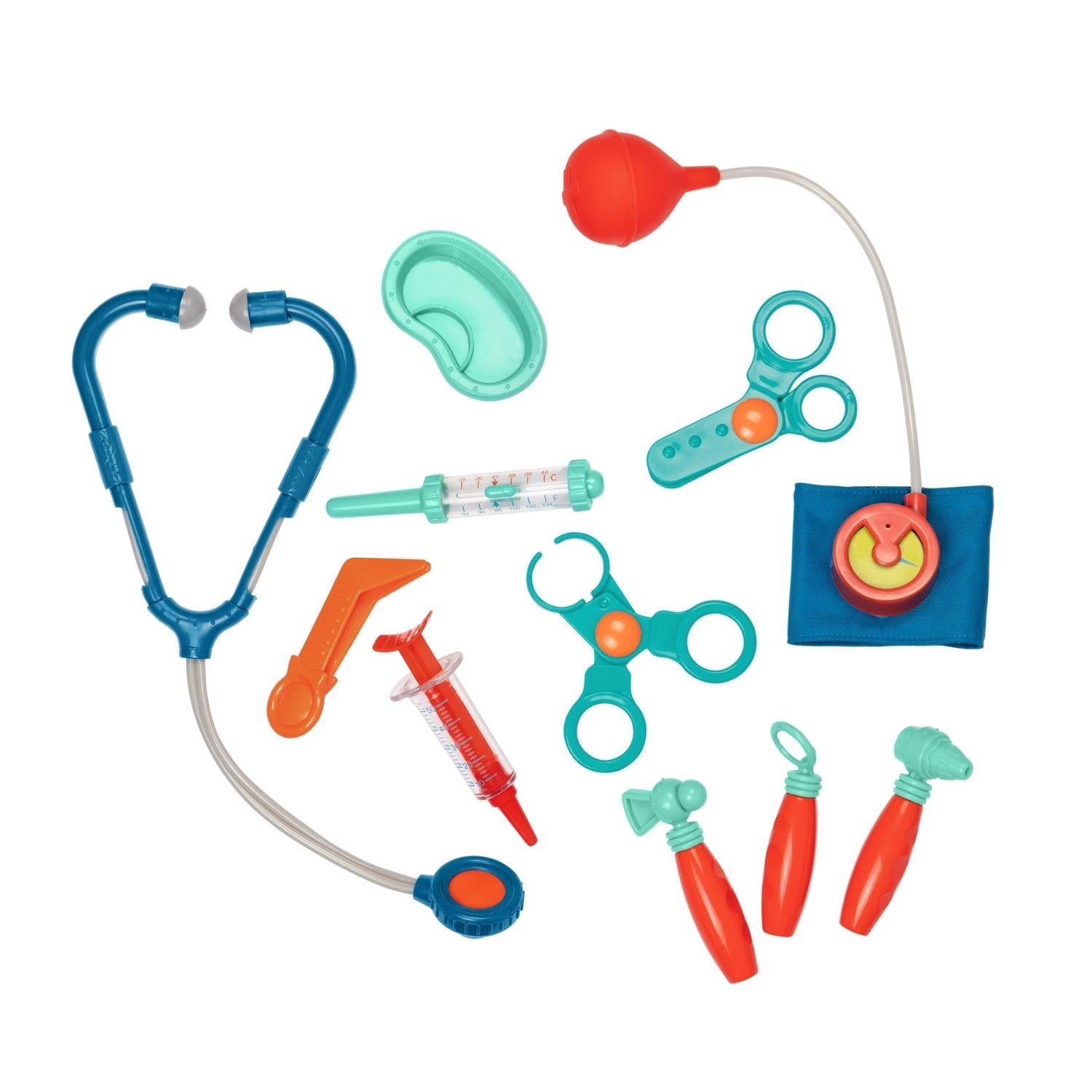 Battat Little Doctor’s Kit Deluxe Doctor Set w/Scrubs Top & Mask