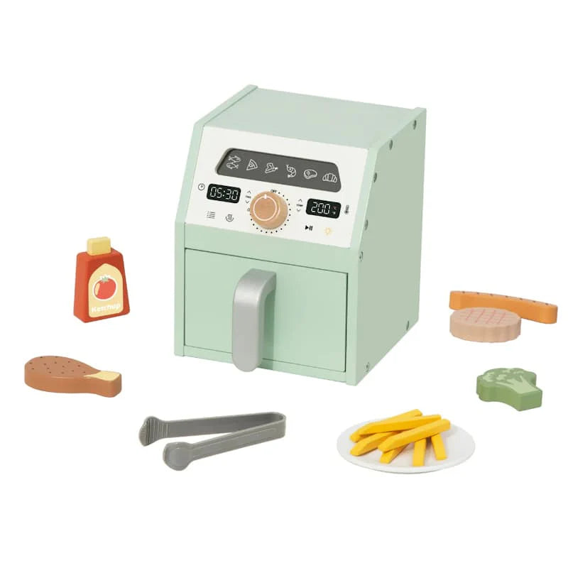 Tooky Toy - Kids Play  Air Fryer With Accessories